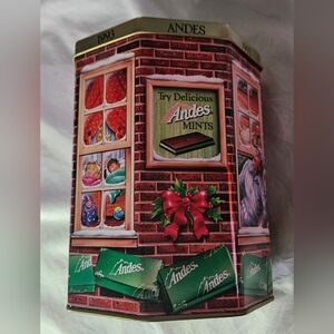 ANDES Mints Decorative Octagon Tin 1993 *CHARITY LISTING*